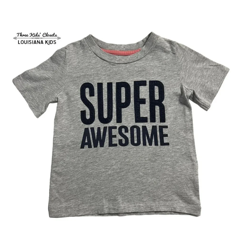 Carter's 24m Super Awesome Appliqué Tee Shirt